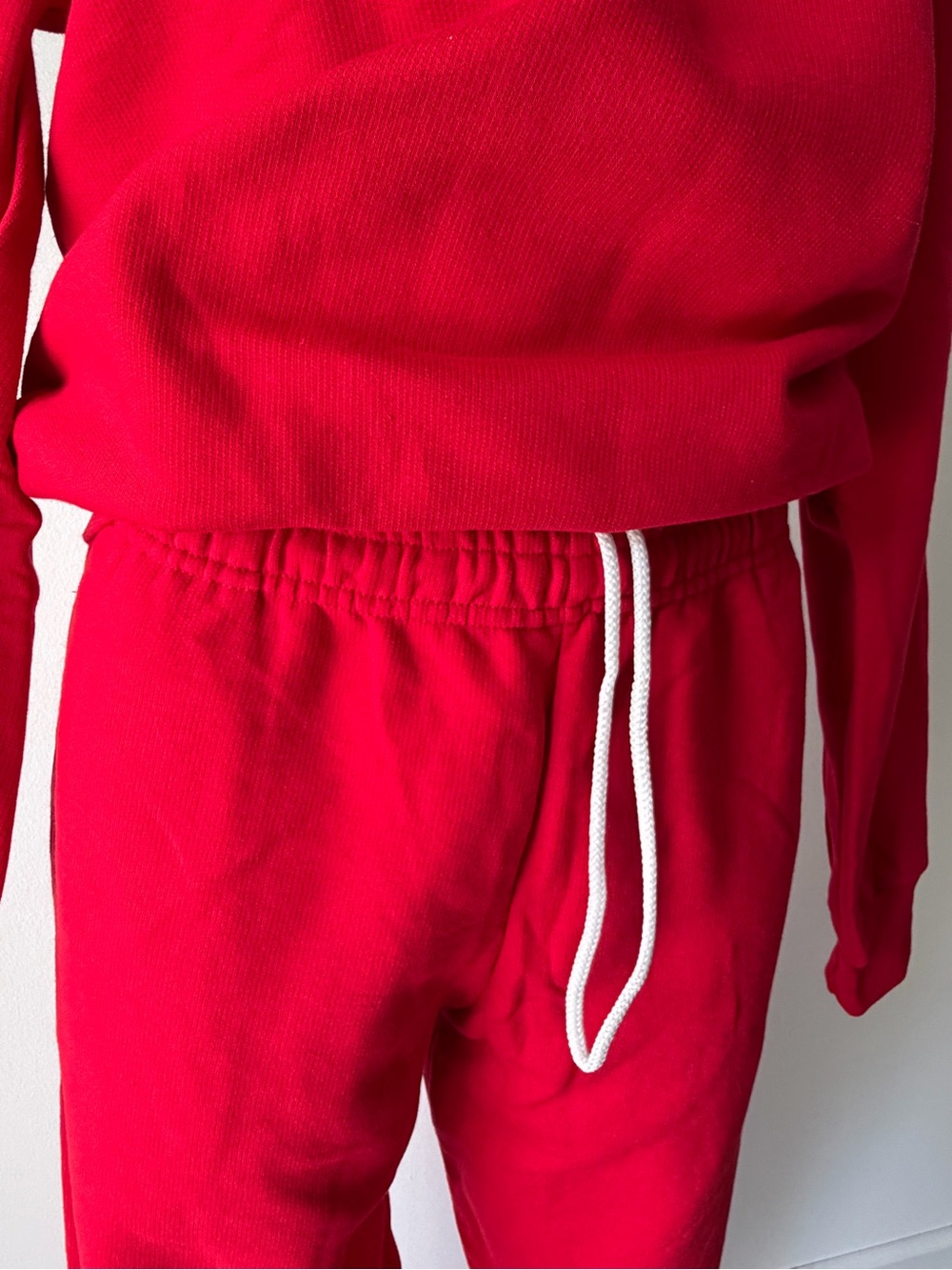 Athletic Works Red 2 Piece Sweat Suit - Picture 2 of 7